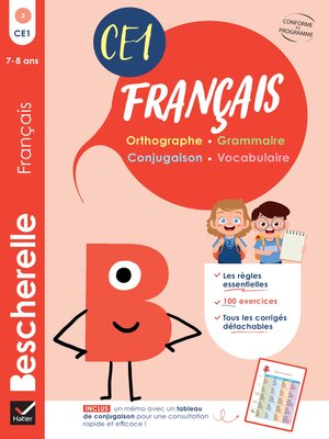 cover image of Bescherelle français CE1--7 ans